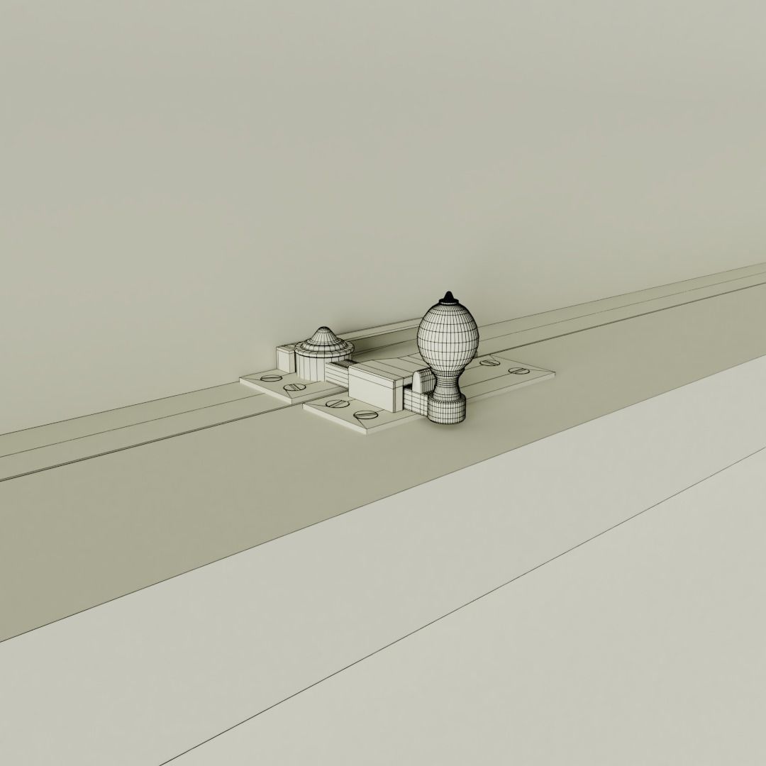Margin Sash Window 3D model_4