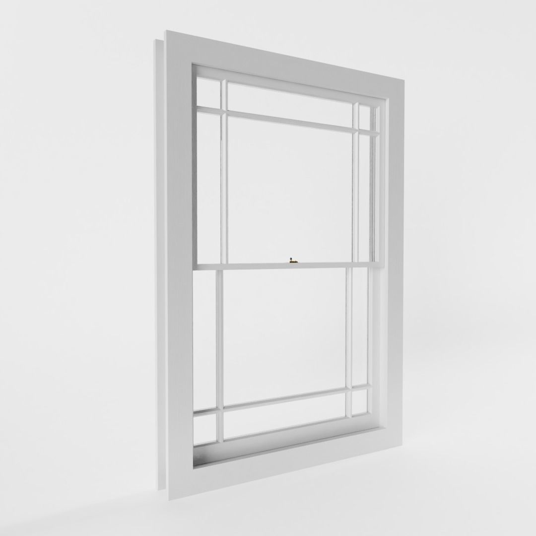 Margin Sash Window 3D model_1