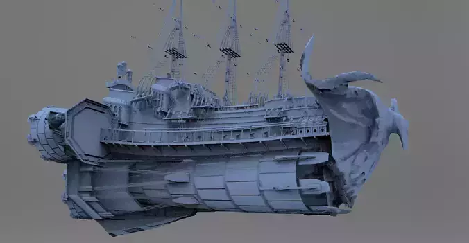 Airship jet boosted  2