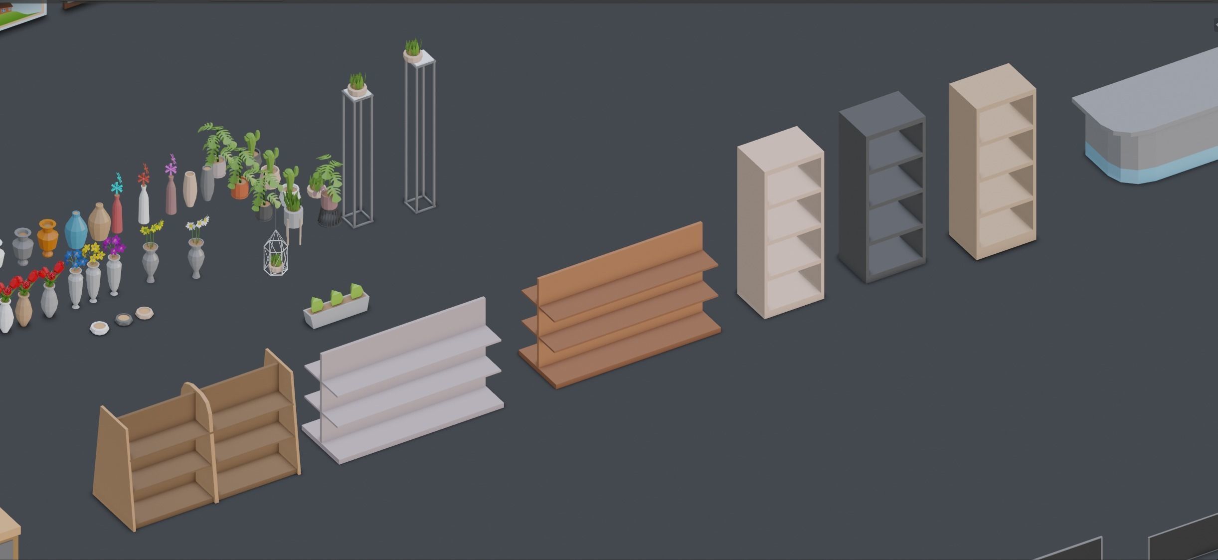 Low Poly Interior Asset Browser Low-poly 3D model_32