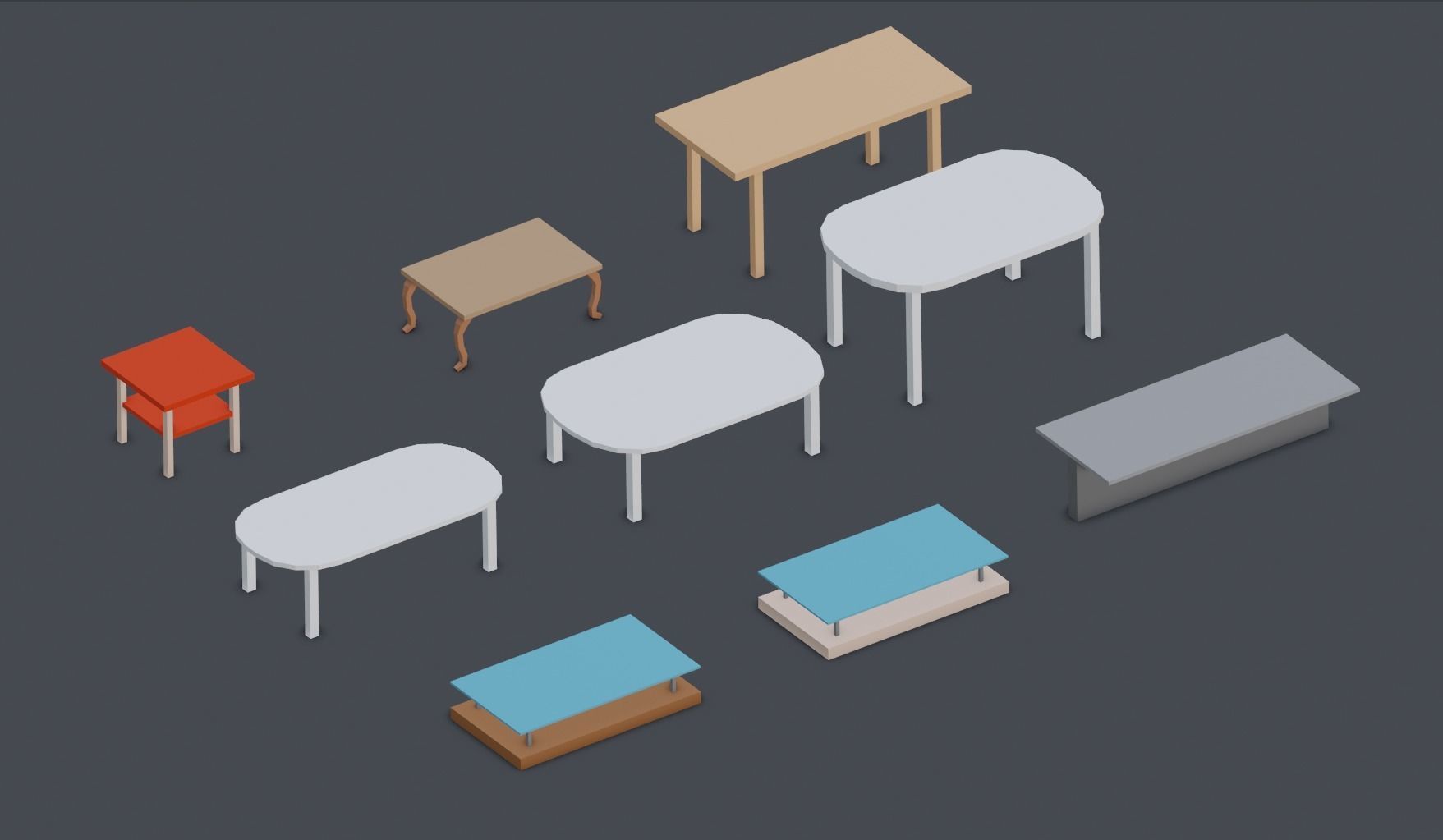 Low Poly Interior Asset Browser Low-poly 3D model_21