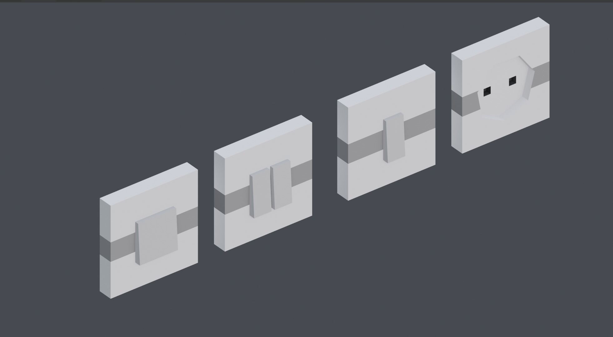 Low Poly Interior Asset Browser Low-poly 3D model_25