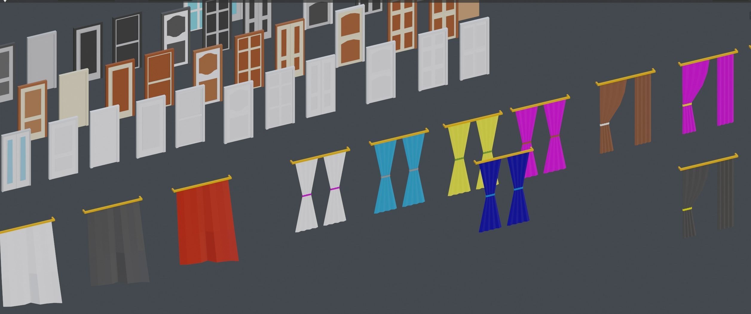 Low Poly Interior Asset Browser Low-poly 3D model_54