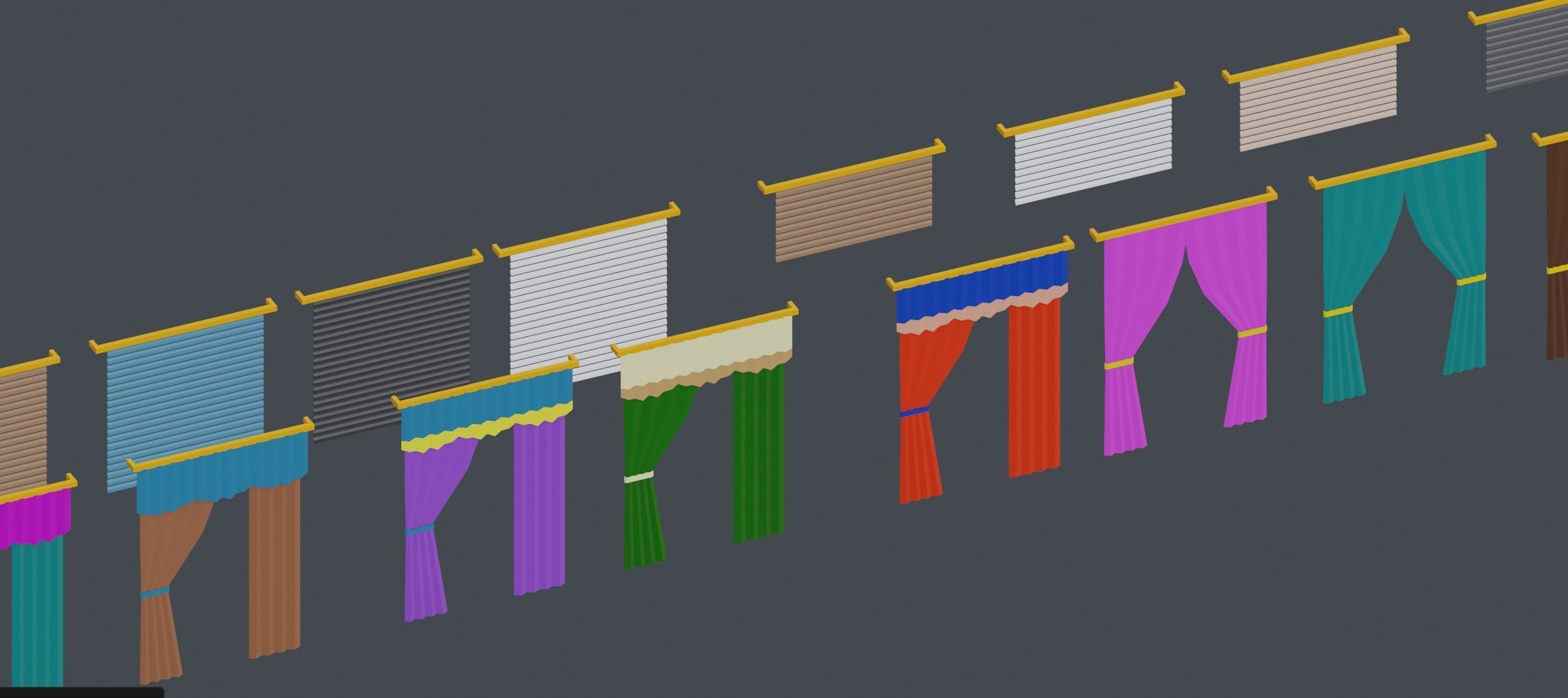 Low Poly Interior Asset Browser Low-poly 3D model_52