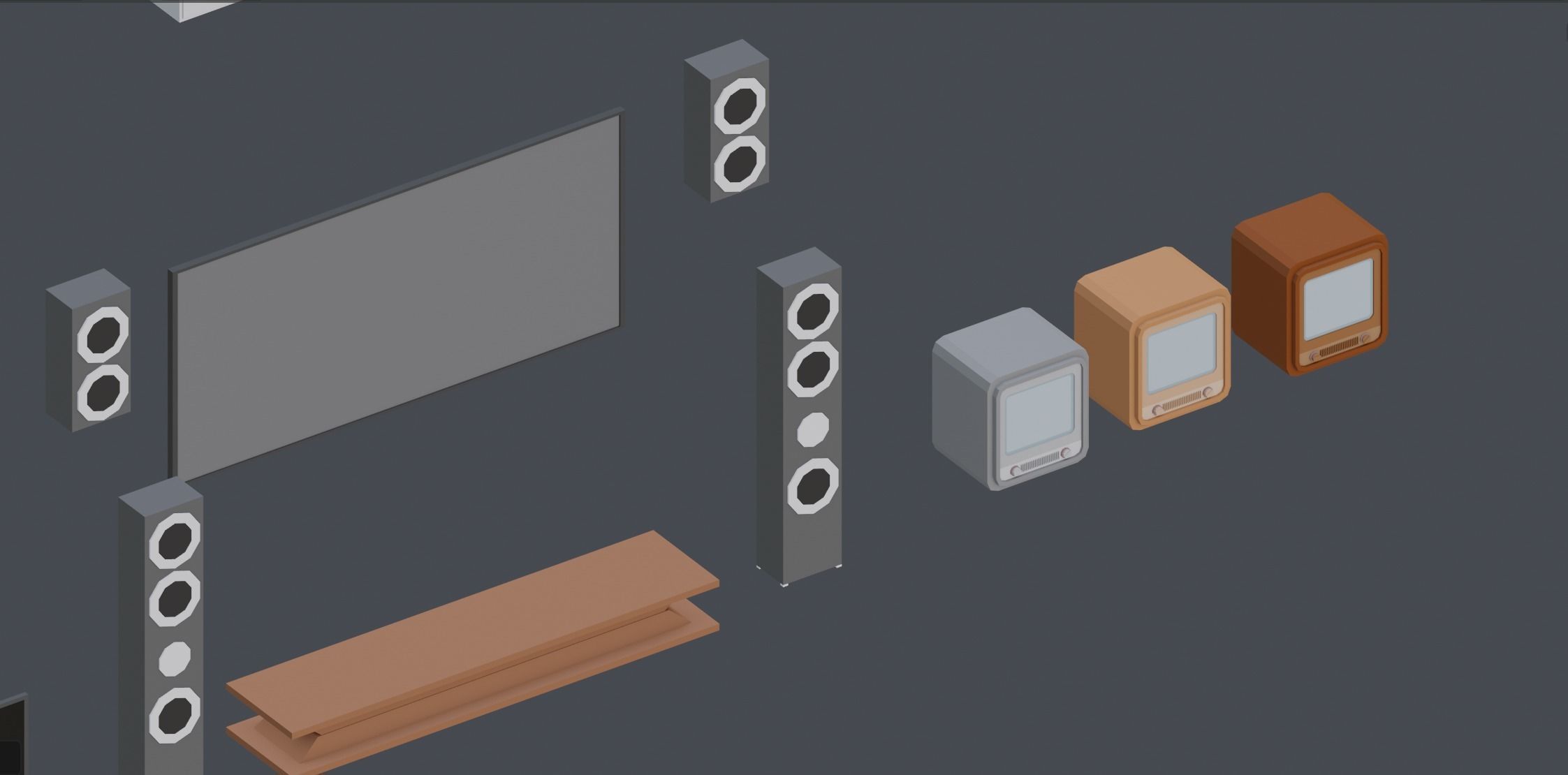 Low Poly Interior Asset Browser Low-poly 3D model_38