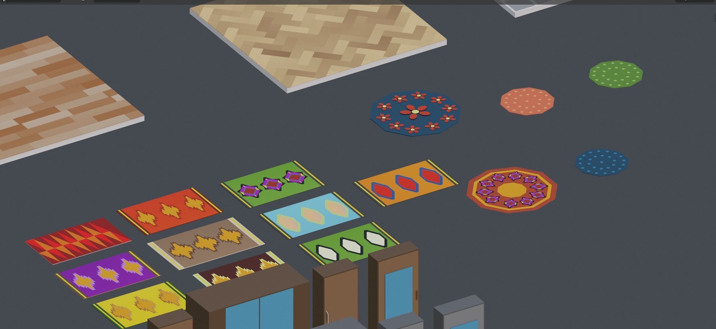 Low Poly Interior Asset Browser Low-poly 3D model_42