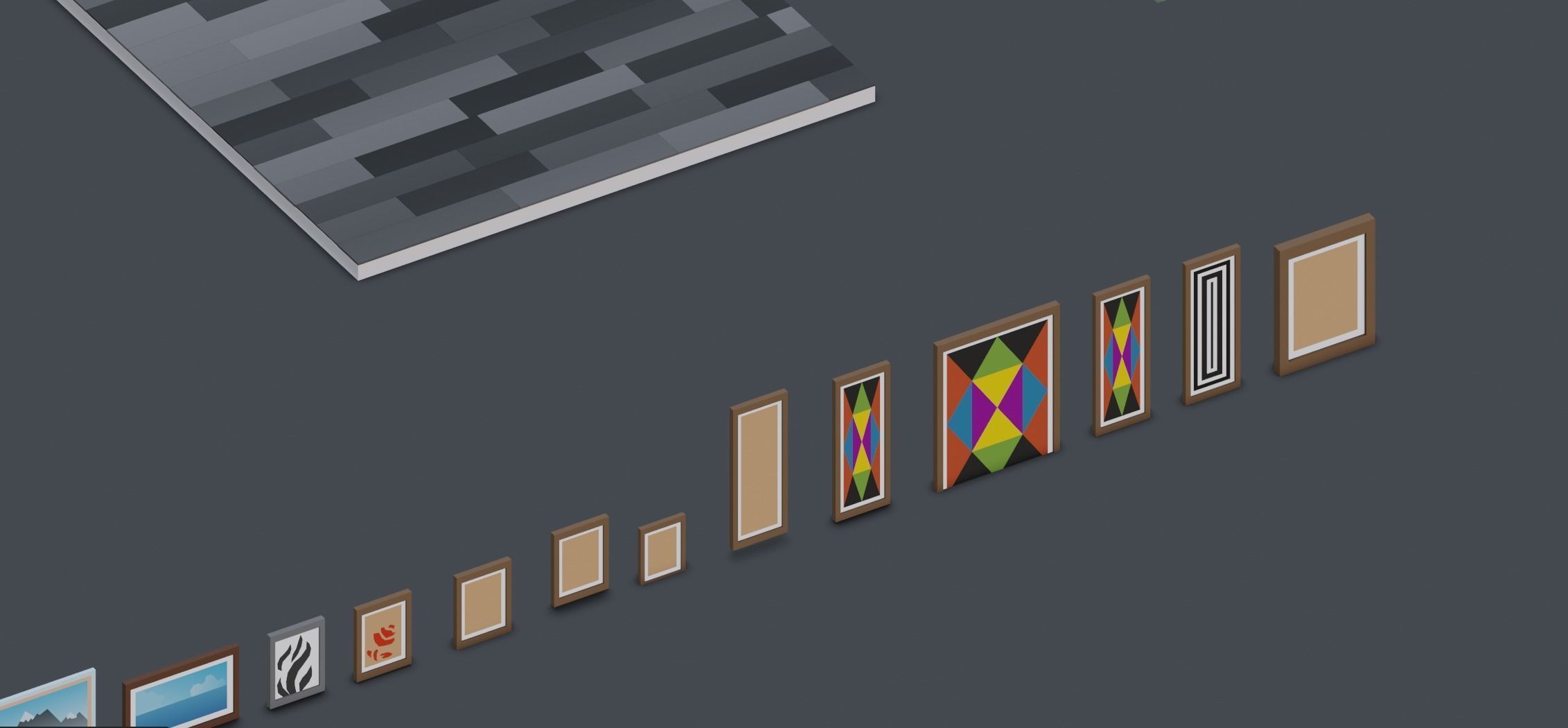 Low Poly Interior Asset Browser Low-poly 3D model_31