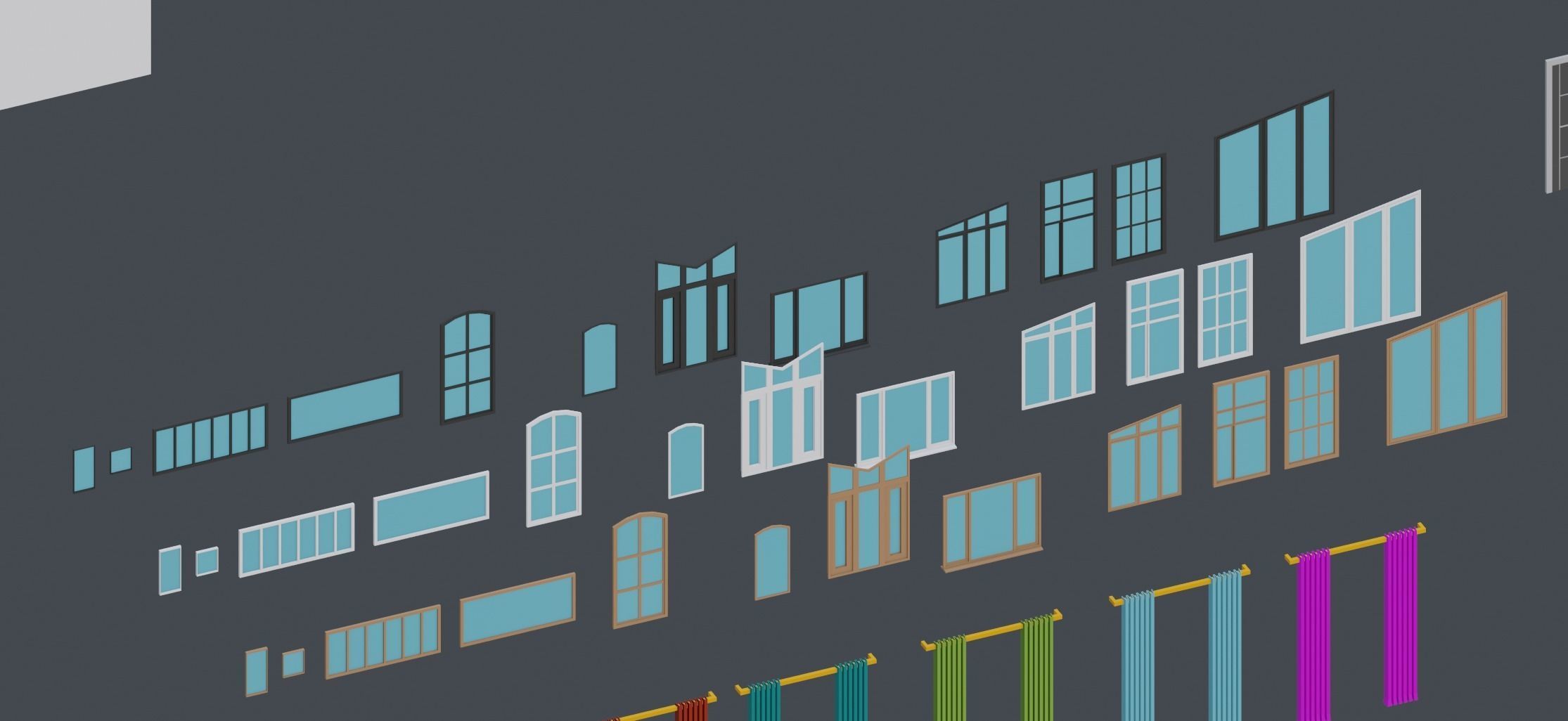 Low Poly Interior Asset Browser Low-poly 3D model_49