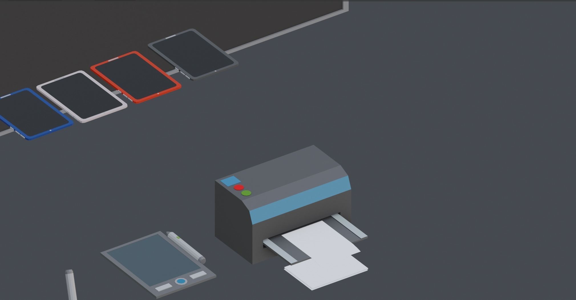 Low Poly Interior Asset Browser Low-poly 3D model_37