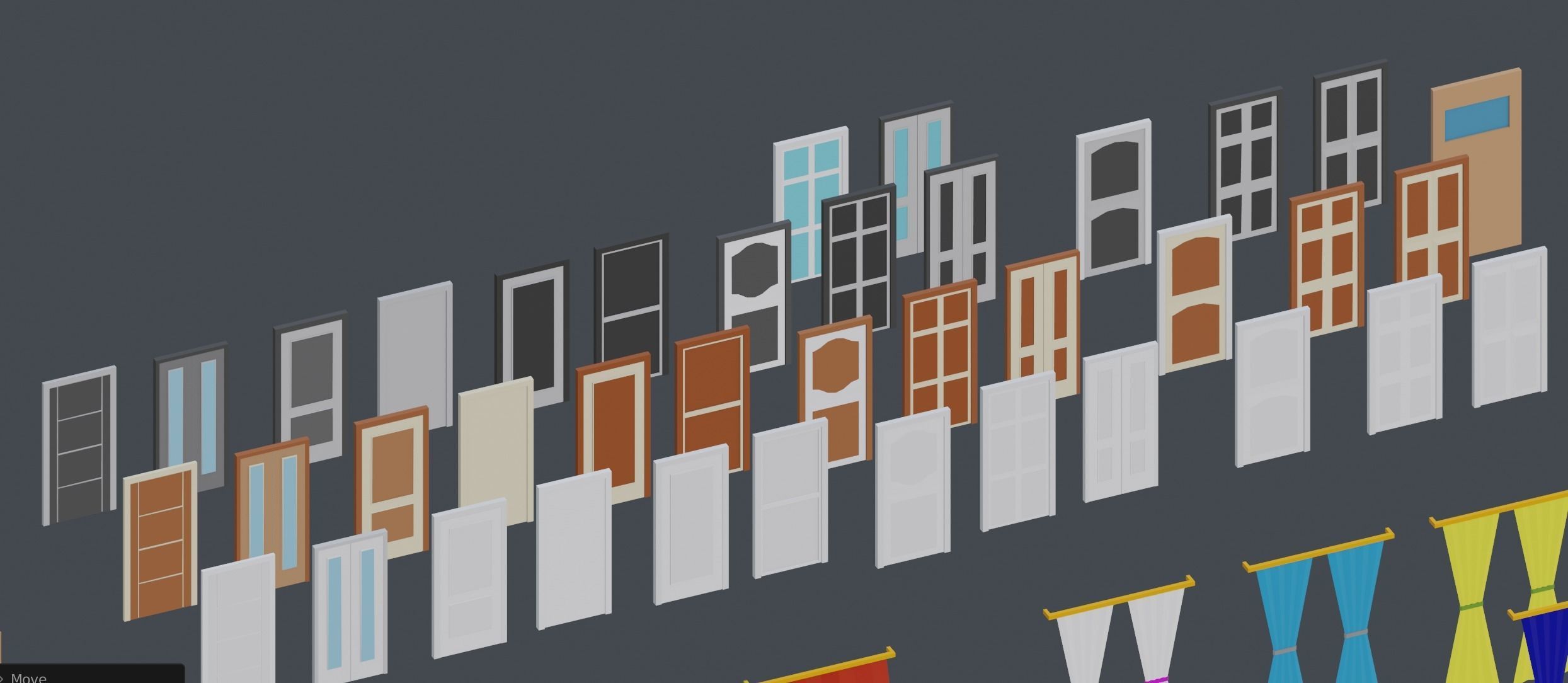 Low Poly Interior Asset Browser Low-poly 3D model_50