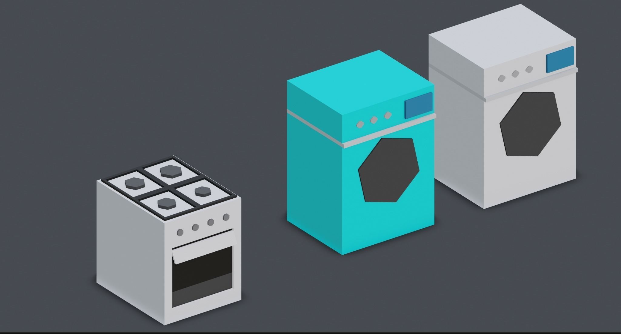 Low Poly Interior Asset Browser Low-poly 3D model_26