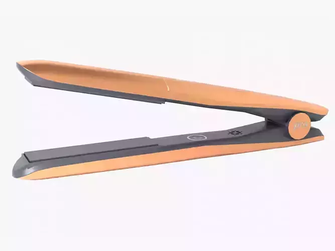 Hair straightener Low-poly 3D model