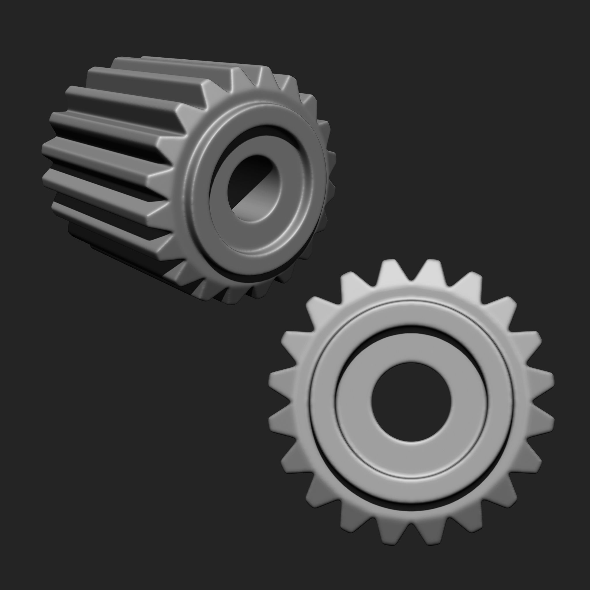 Mechanical Parts IMM Brush Pack 21 in One Vol 2 3D model_9