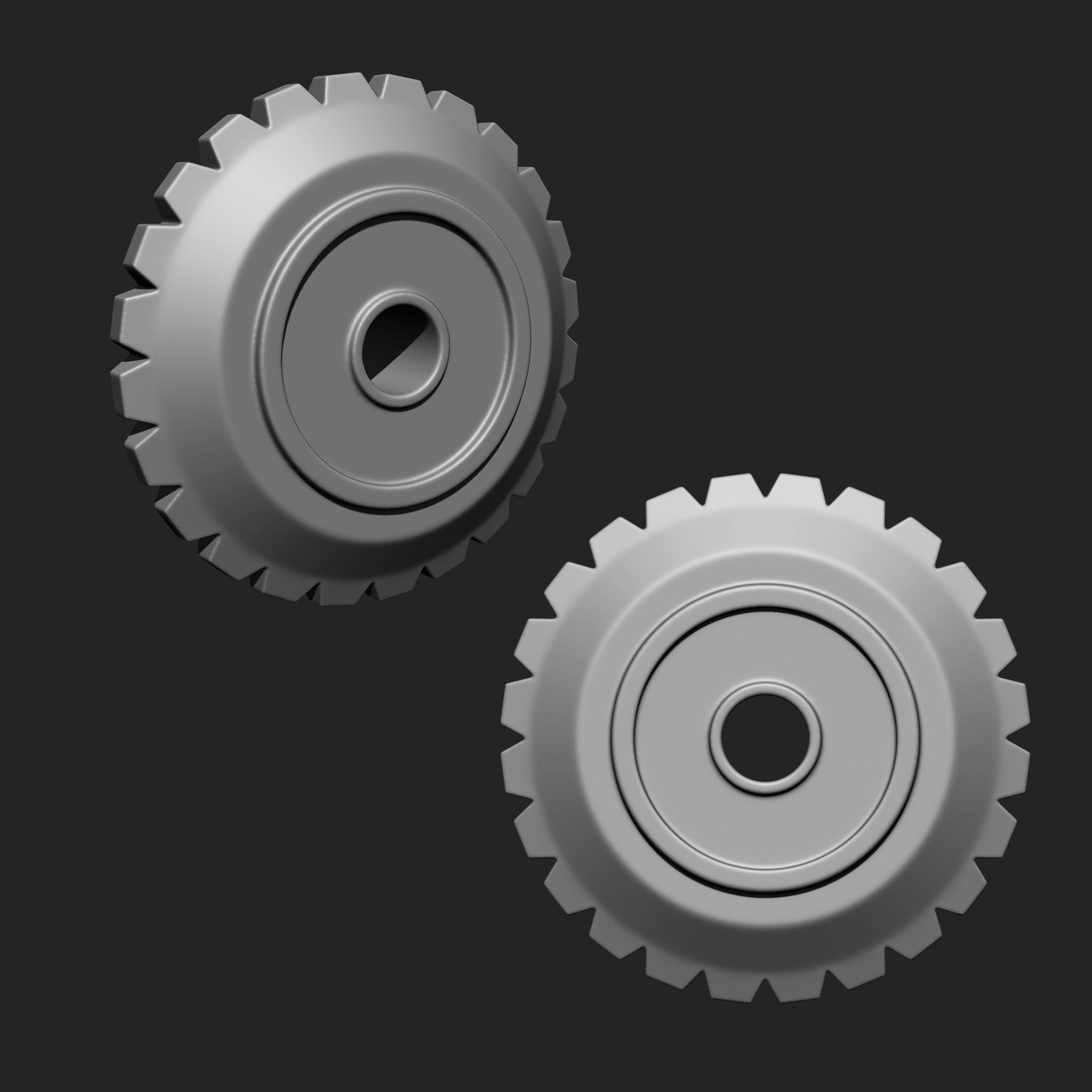 Mechanical Parts IMM Brush Pack 21 in One Vol 2 3D model_8