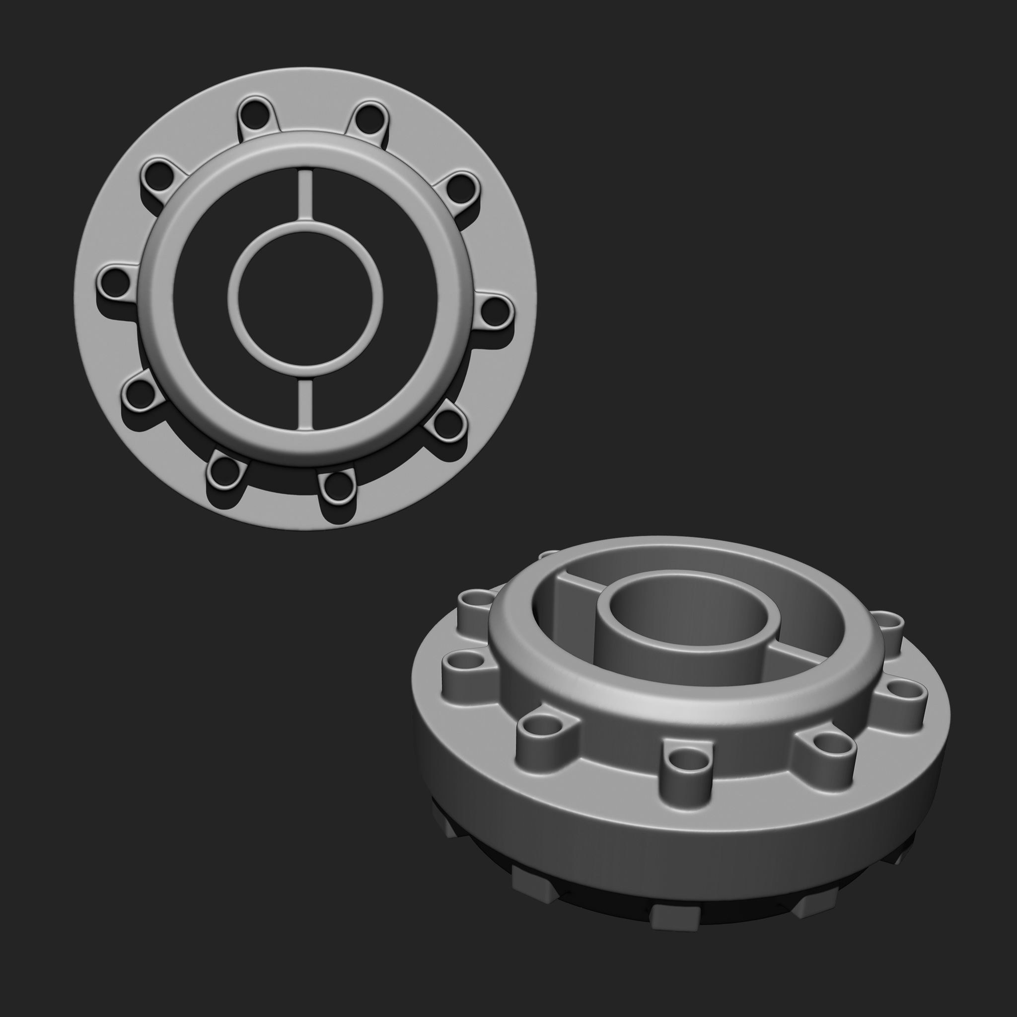 Mechanical Parts IMM Brush Pack 21 in One Vol 2 3D model_11