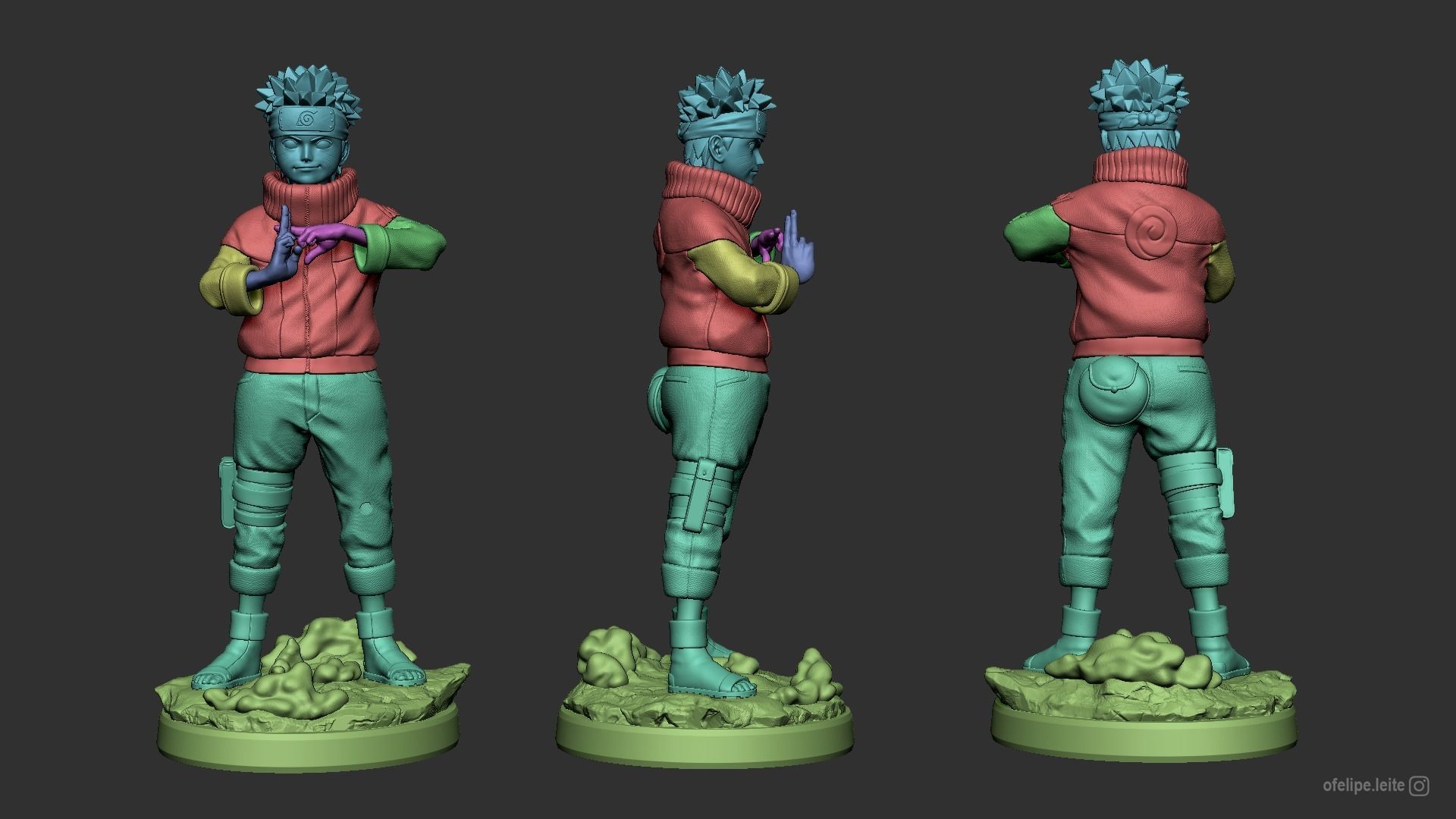 Uzumaki Naruto 3D print model 3D print model_5