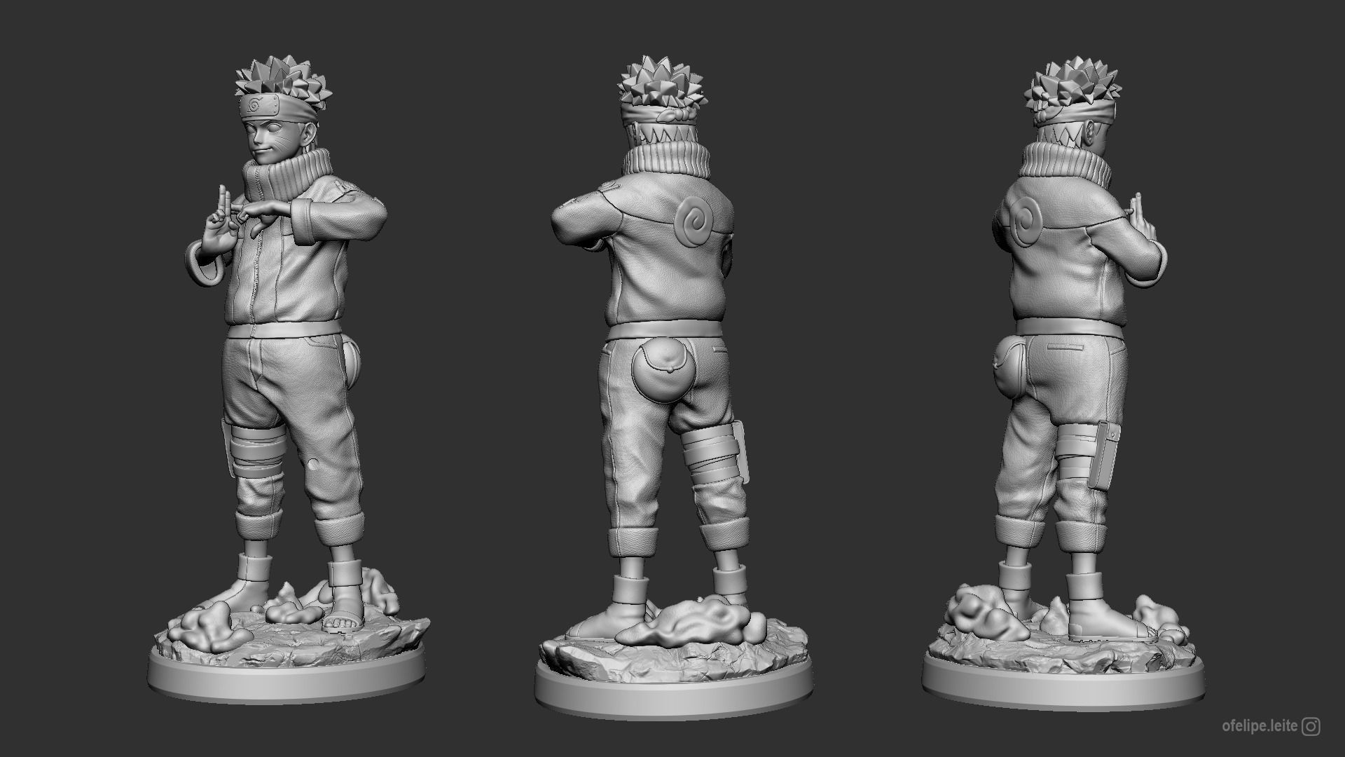 Uzumaki Naruto 3D print model 3D print model_4