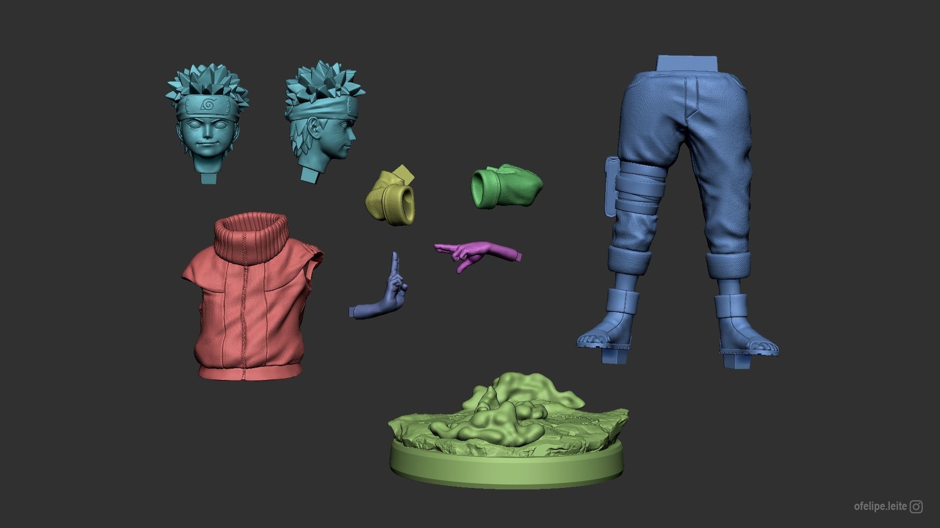 Uzumaki Naruto 3D print model 3D print model_6