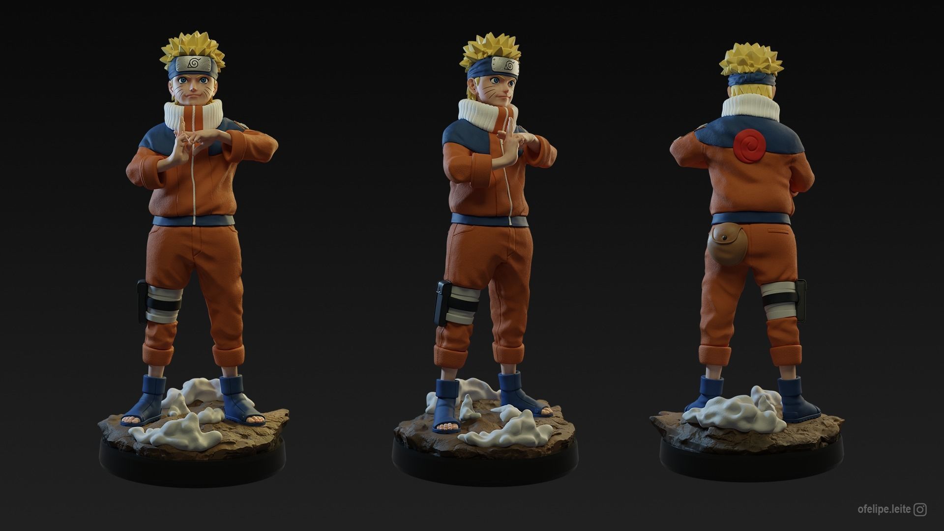 Uzumaki Naruto 3D print model 3D print model_2