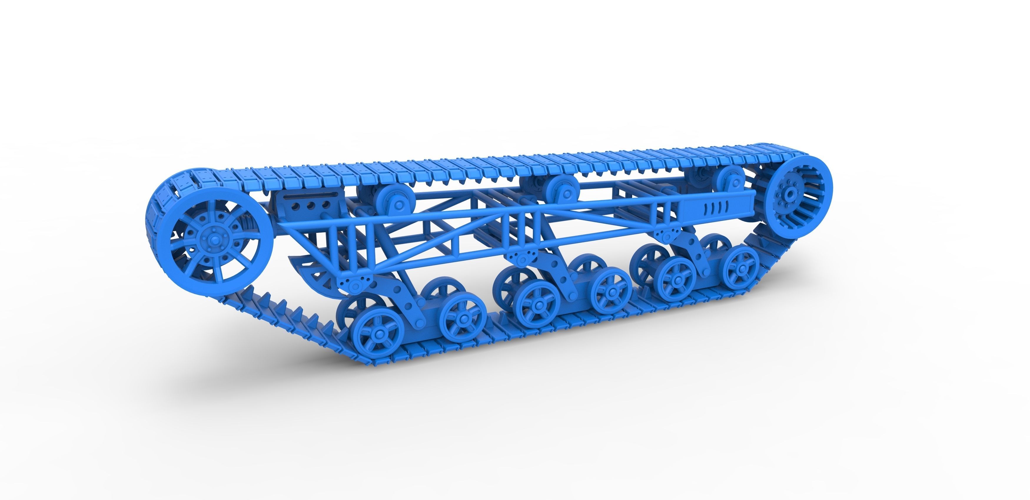 Track chassis Scale 1 to 25 3D print model_11