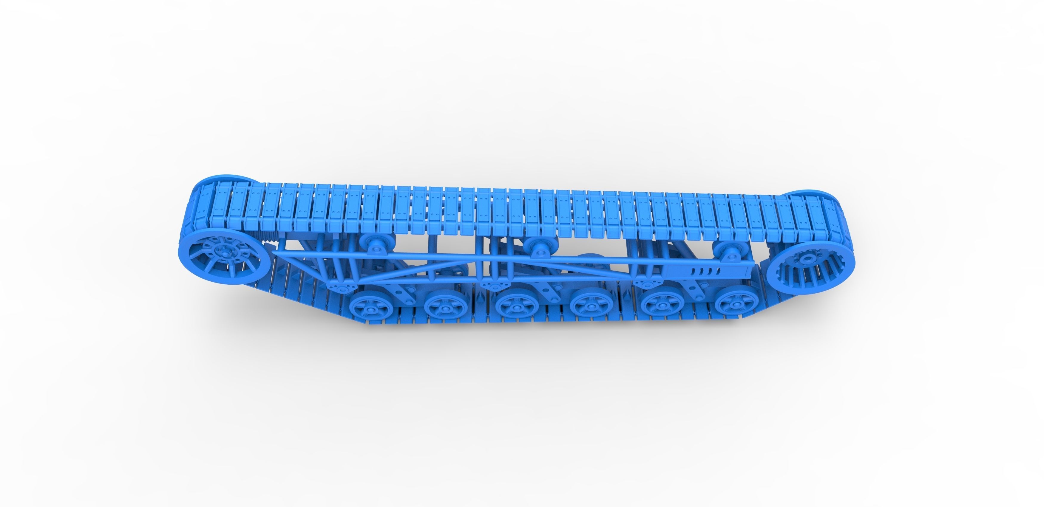 Track chassis Scale 1 to 25 3D print model_17