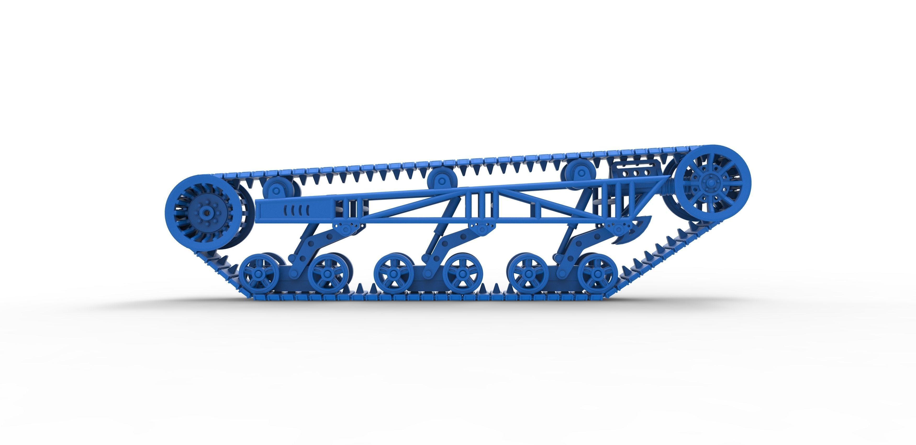 Track chassis Scale 1 to 25 3D print model_21