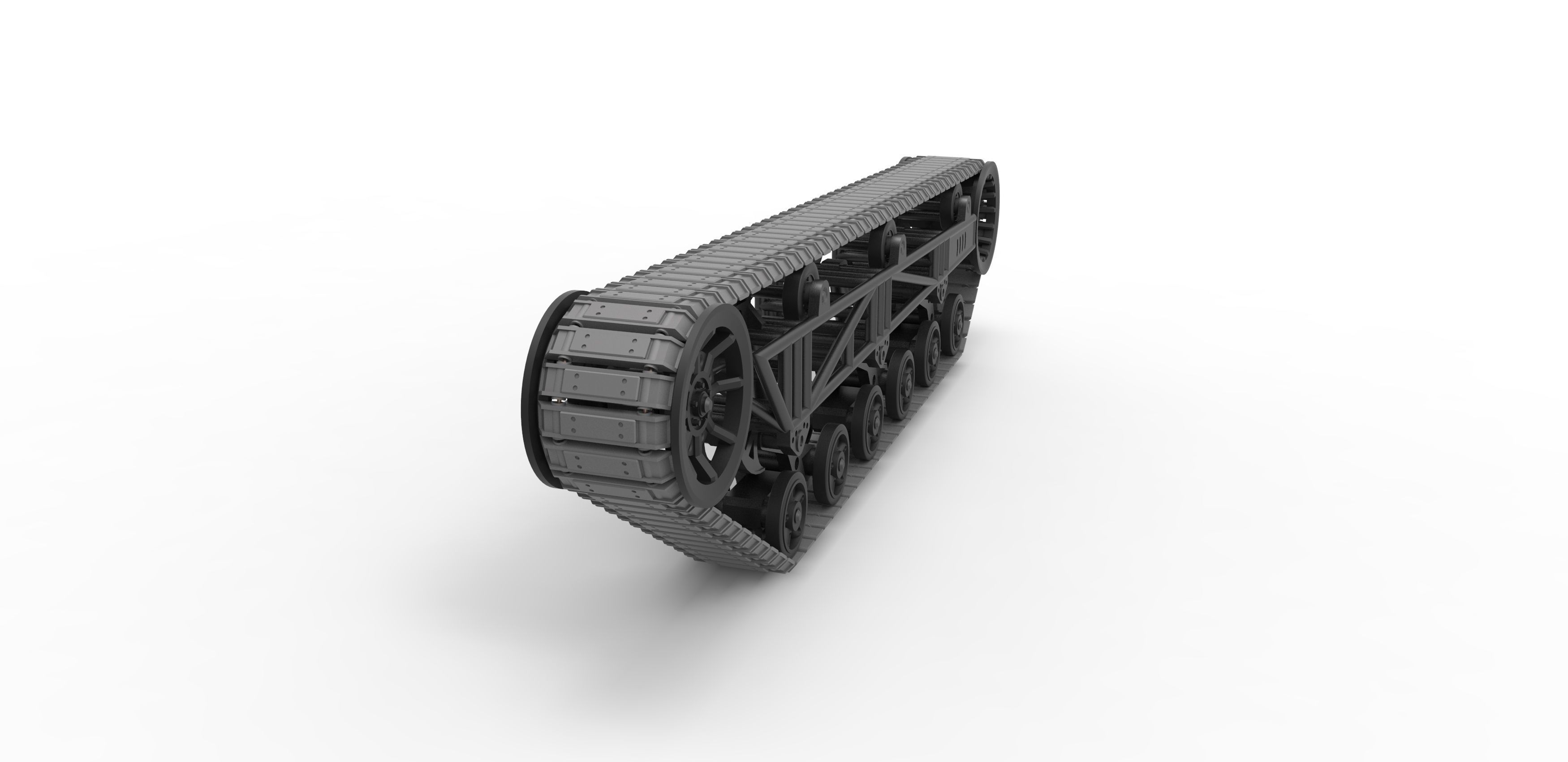 Track chassis Scale 1 to 25 3D print model_2