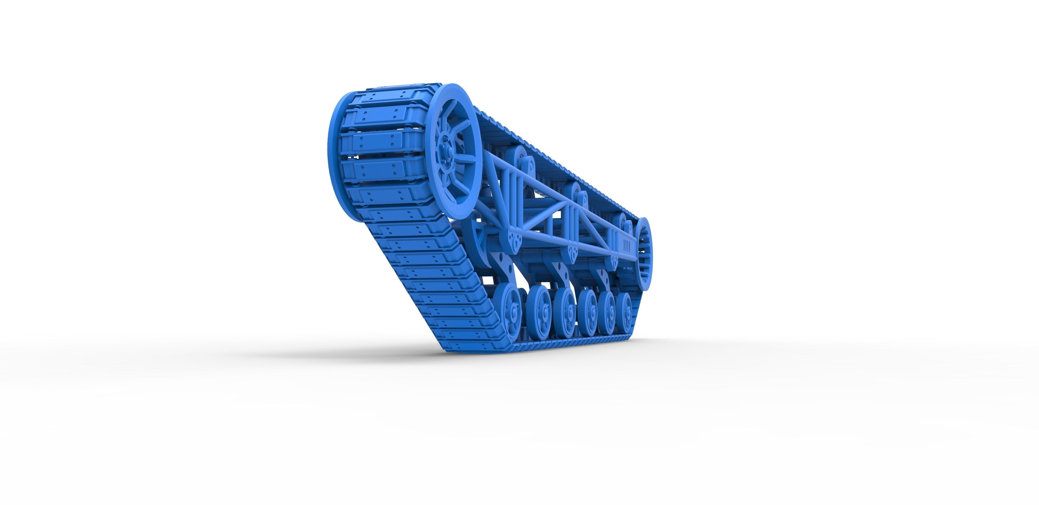 Track chassis Scale 1 to 25 3D print model_14