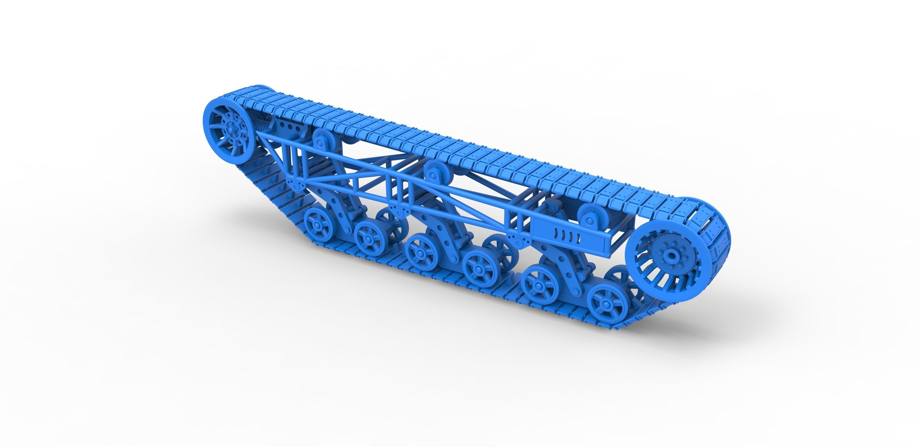 Track chassis Scale 1 to 25 3D print model_19