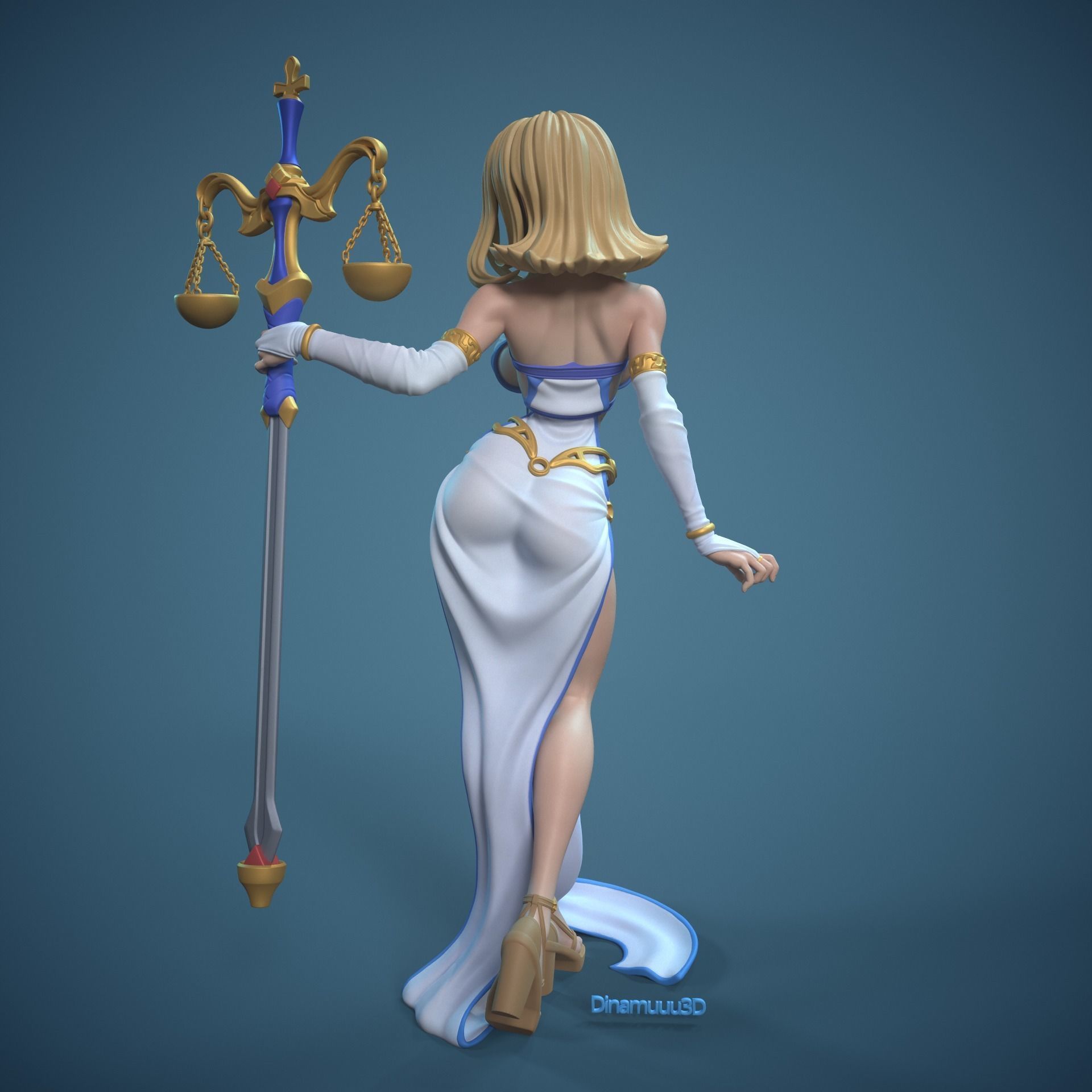 Sword Maiden Multi Versions SFW and NSFW 3D print model 3D print model_5