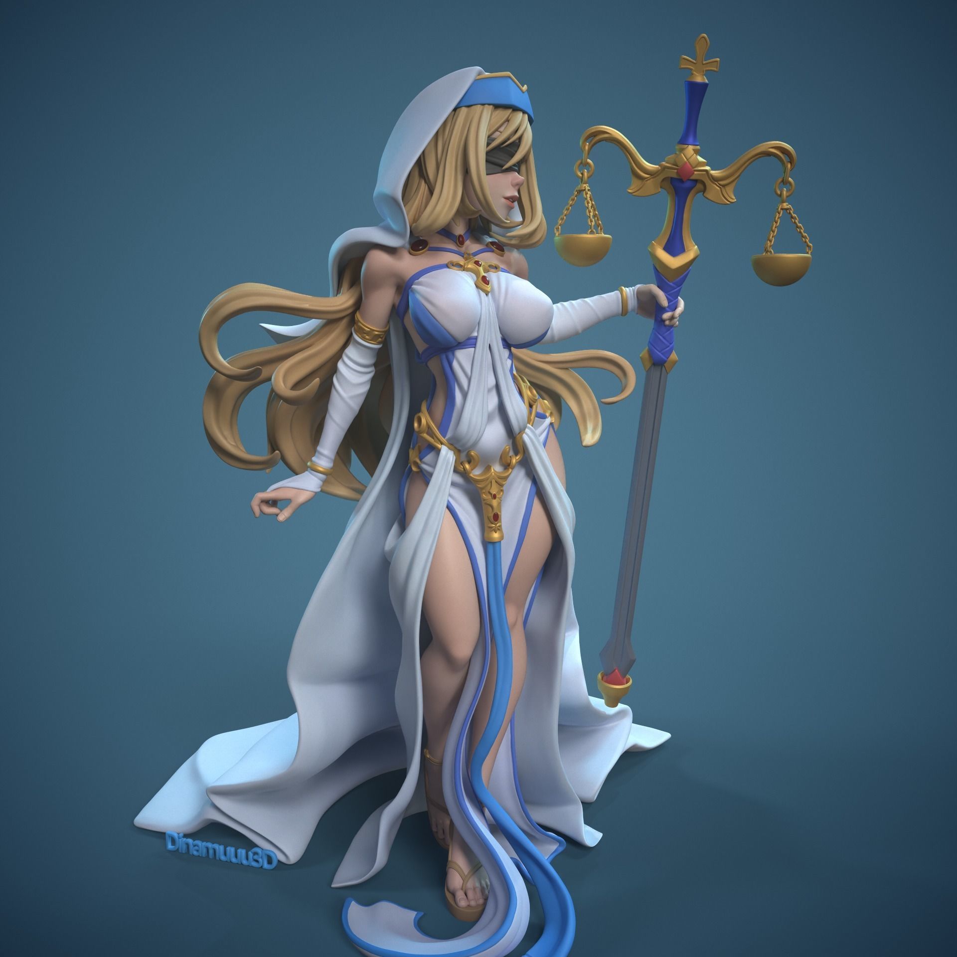 Sword Maiden Multi Versions SFW and NSFW 3D print model 3D print model_4