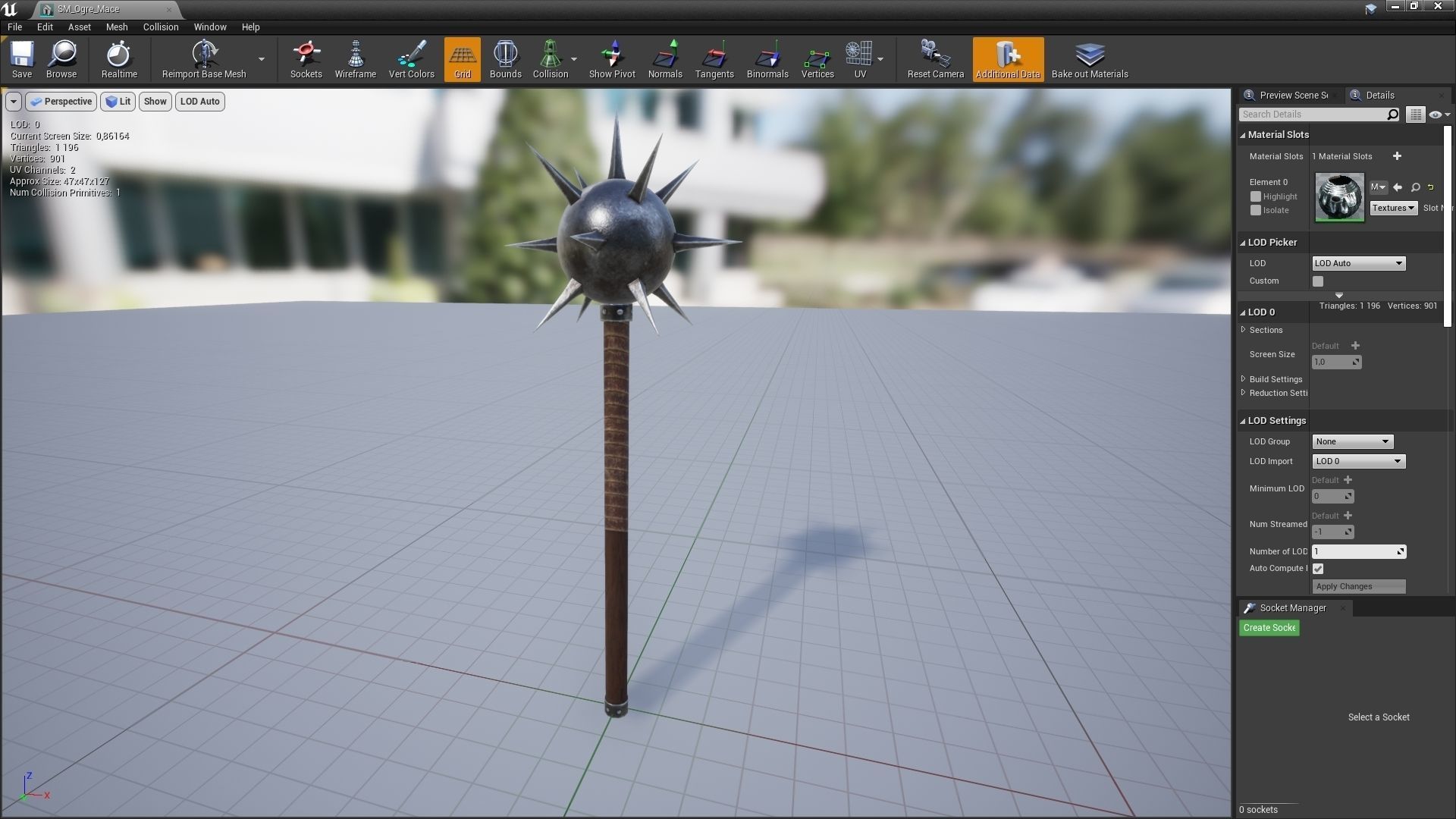 Ogre low-poly man running Low-poly 3D model_20