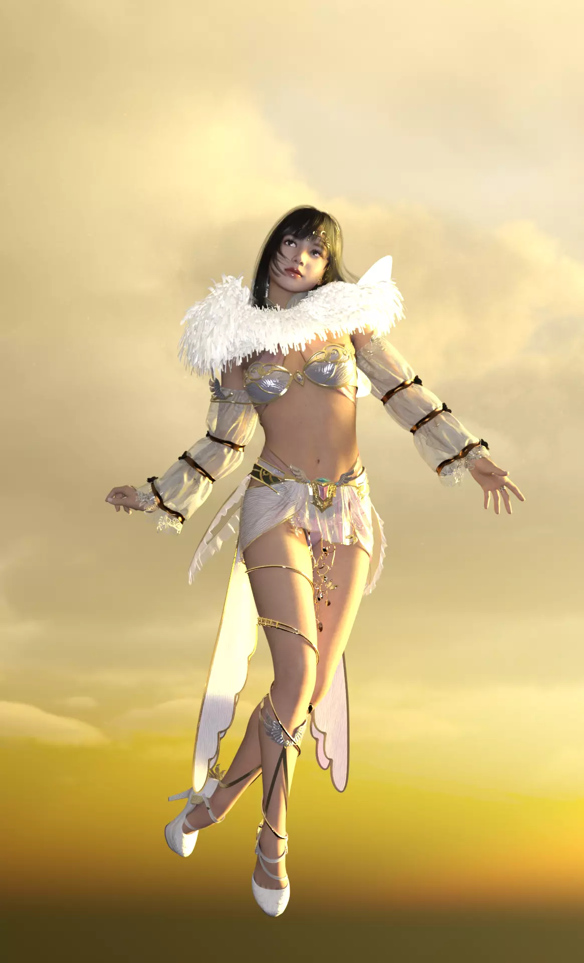 lisa Digital People 3D model_0