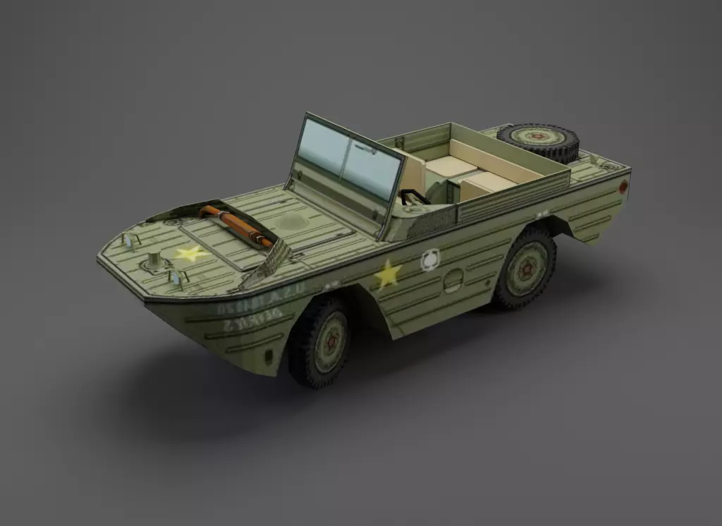GPA Amphi Jeep 3D model_0