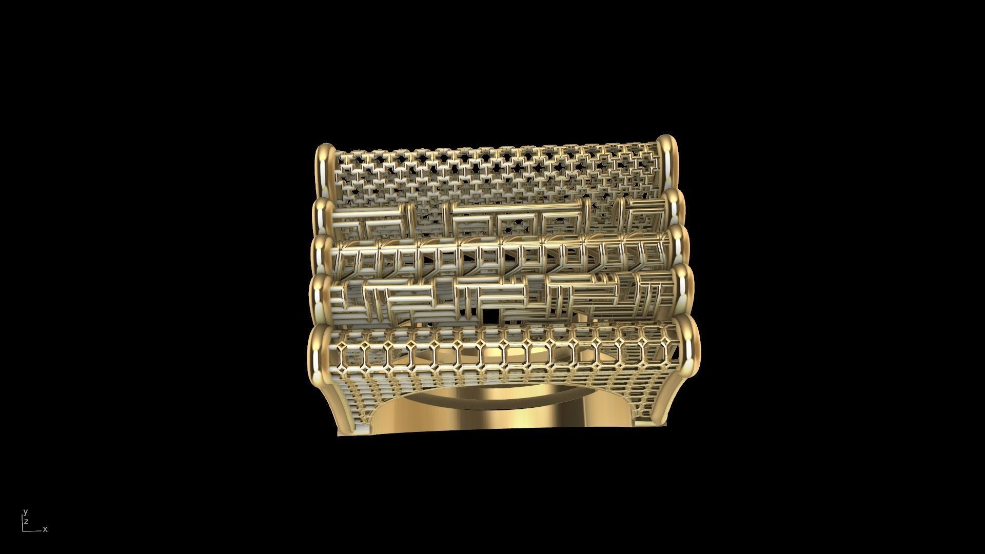 jali ring stl verified 3D print model_3