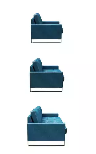 Sofa set leather club chair