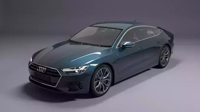 Audi A7 Sportback 2018 Free 3D model