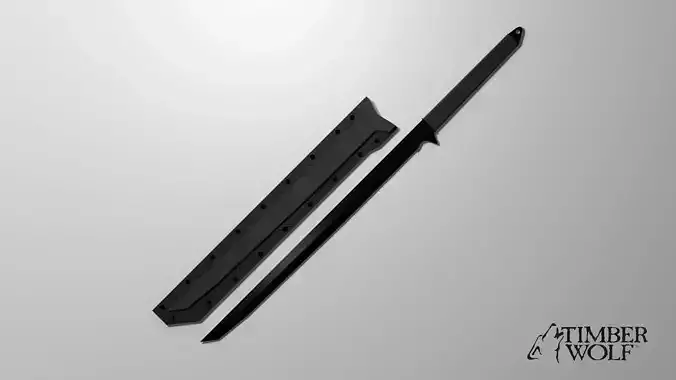 Modern Japanese long sword - katana  for the game