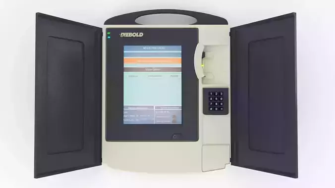 voting machine Low-poly 3D model