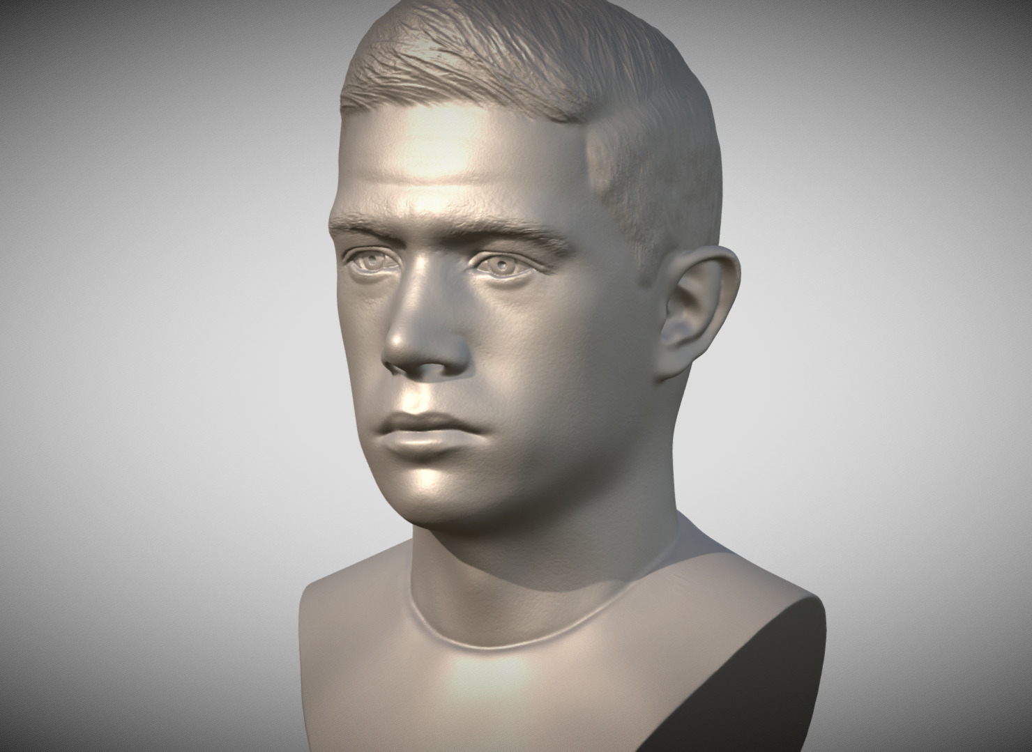 Kevin De Bruyne bust for 3D printing 3D print model_1