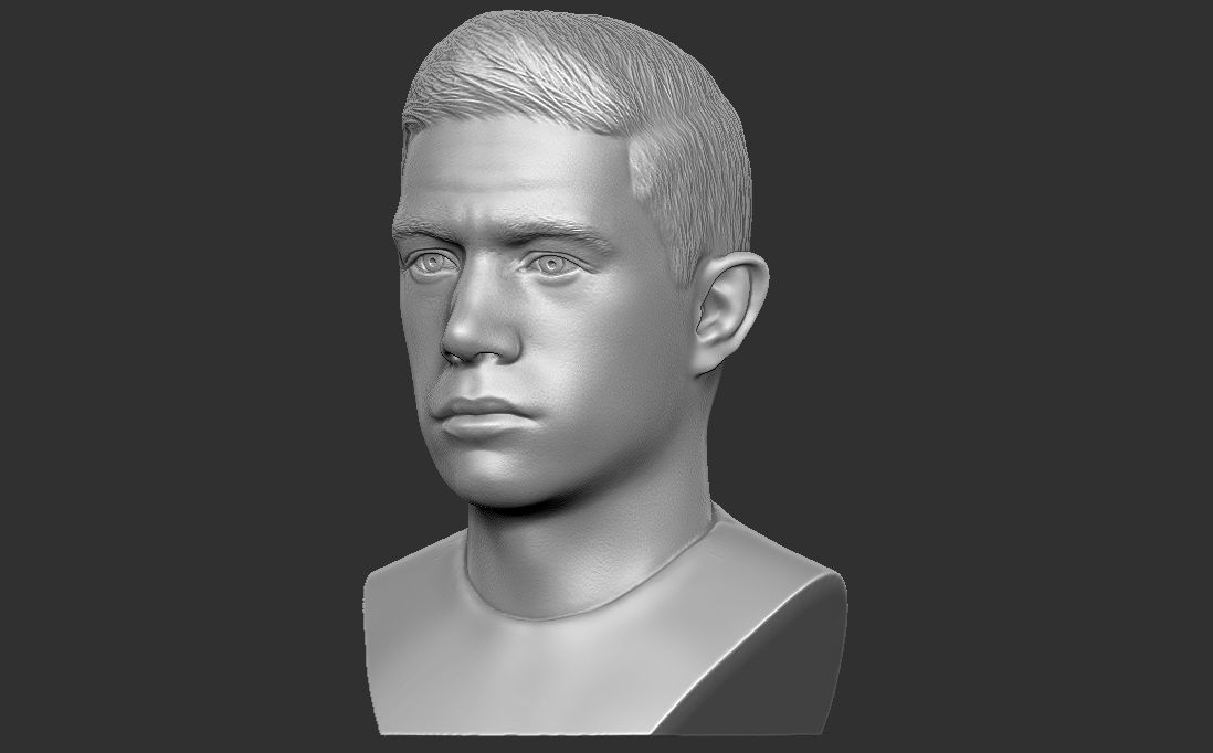 Kevin De Bruyne bust for 3D printing 3D print model_7
