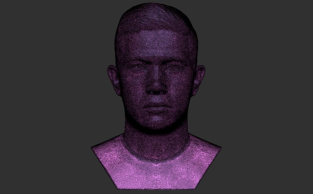 Kevin De Bruyne bust for 3D printing 3D print model_28