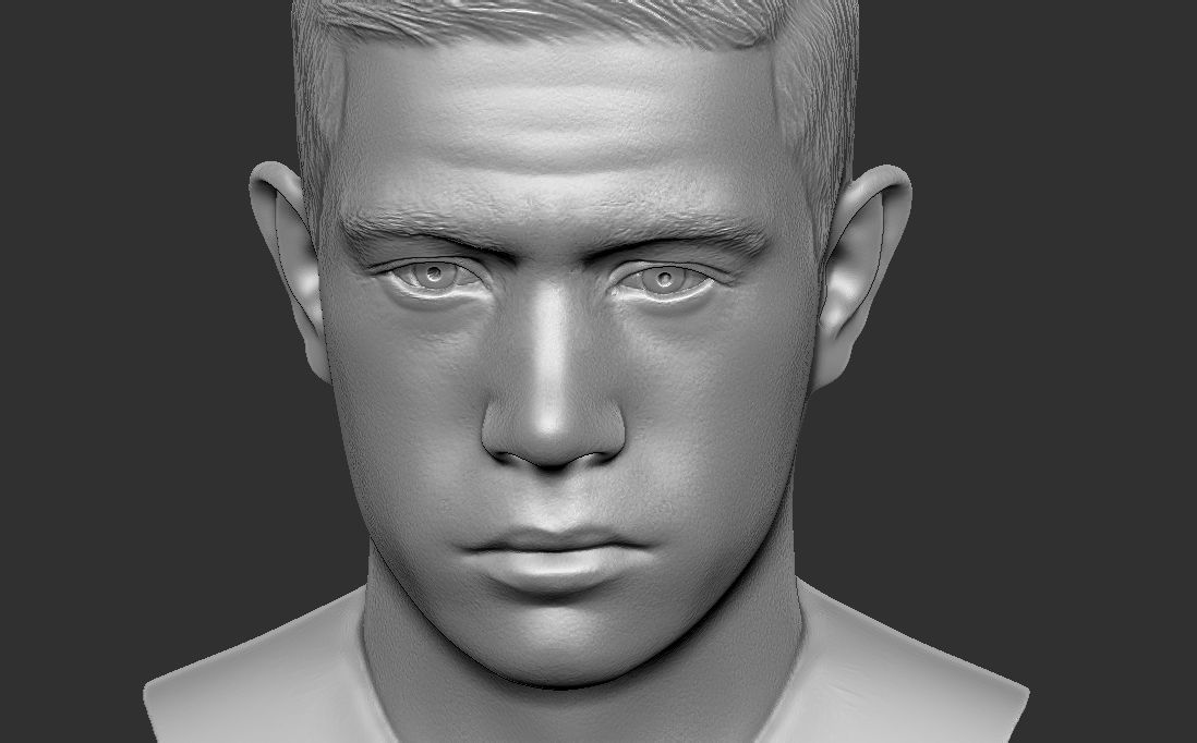 Kevin De Bruyne bust for 3D printing 3D print model_22
