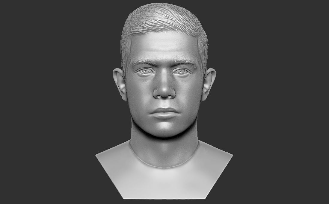 Kevin De Bruyne bust for 3D printing 3D print model_5