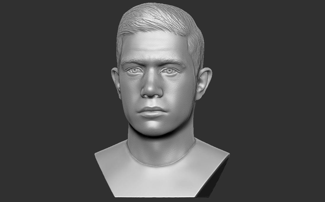 Kevin De Bruyne bust for 3D printing 3D print model_6
