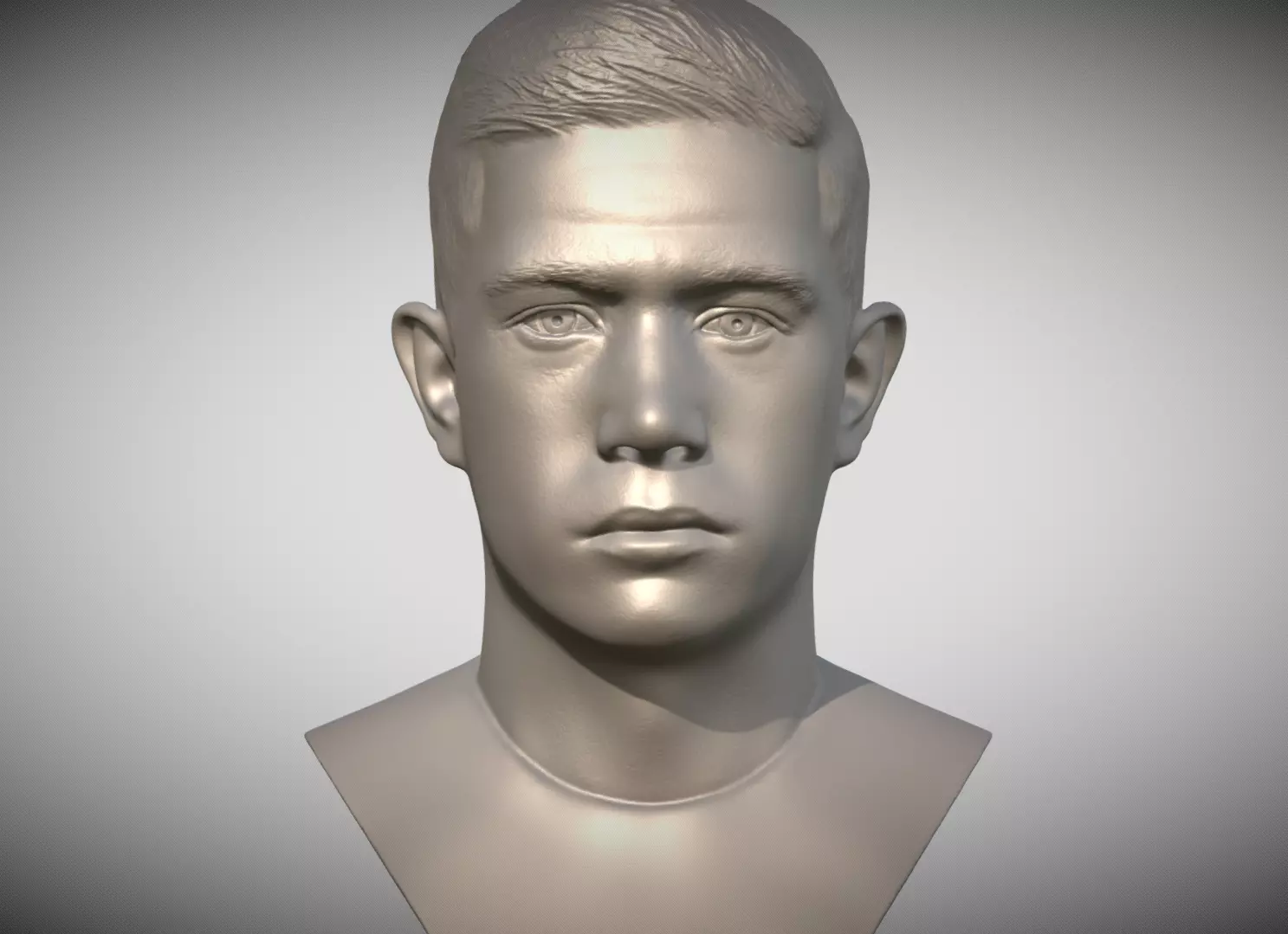 Kevin De Bruyne bust for 3D printing 3D print model_0