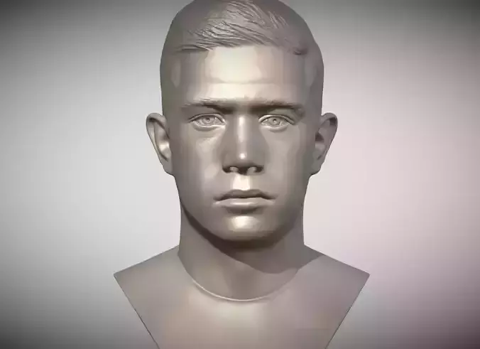 Kevin De Bruyne bust for 3D printing 3D print model