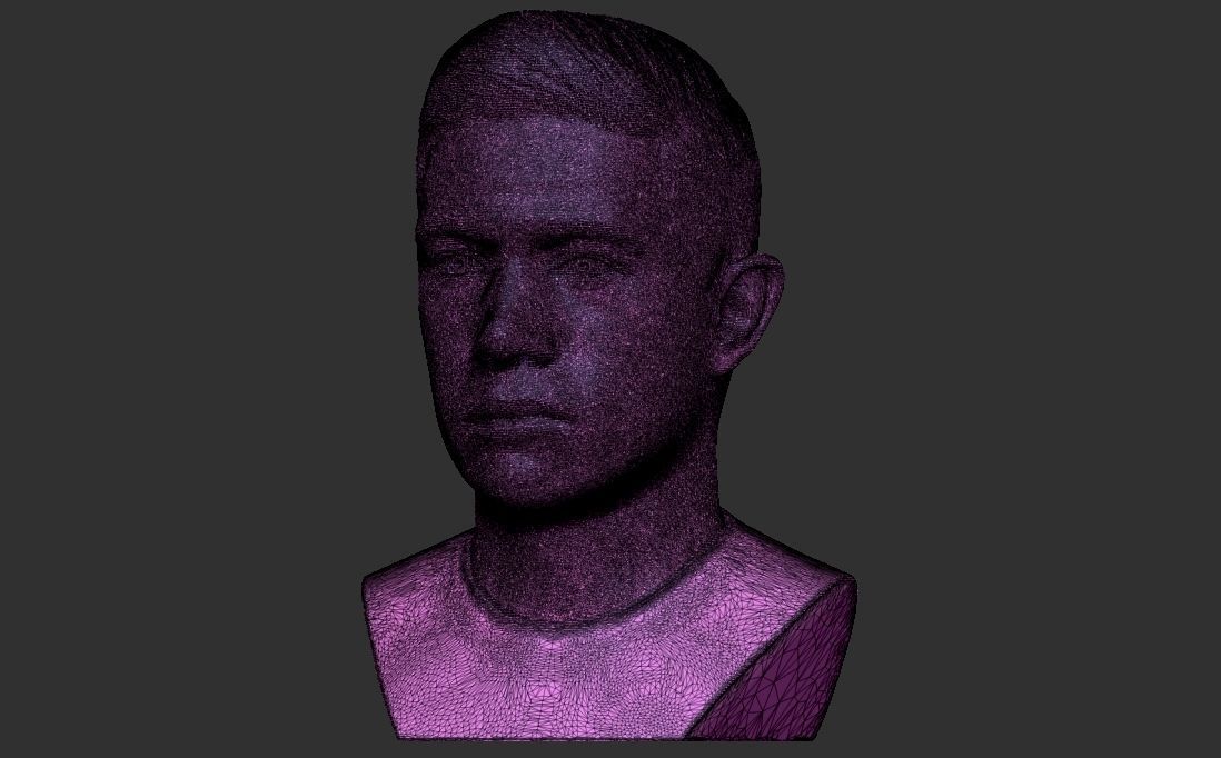 Kevin De Bruyne bust for 3D printing 3D print model_29