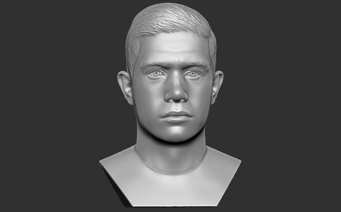 Kevin De Bruyne bust for 3D printing 3D print model_17
