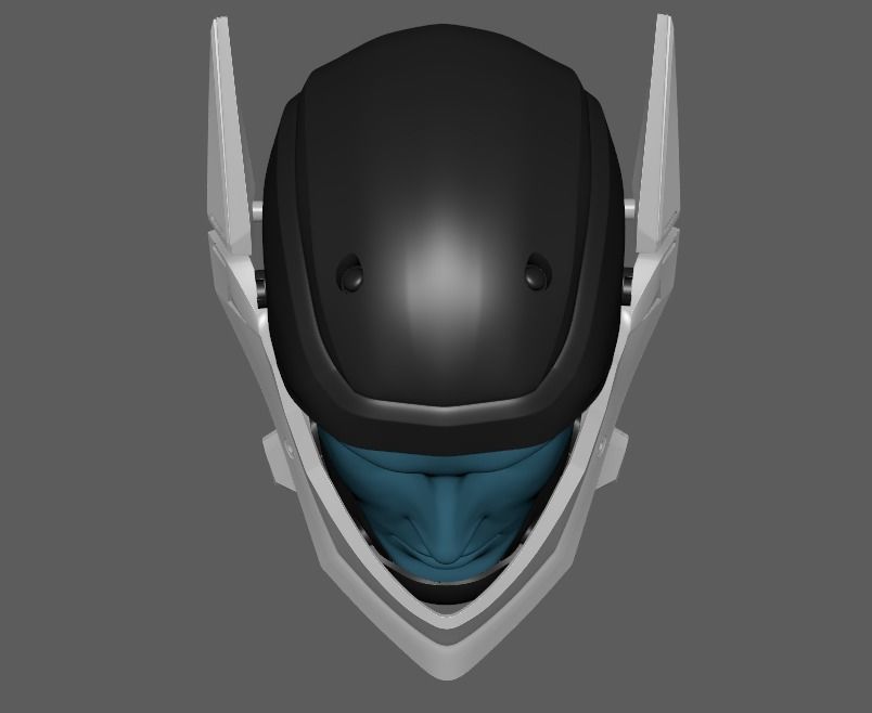 Genji Helmet Overwatch 3D print model_10